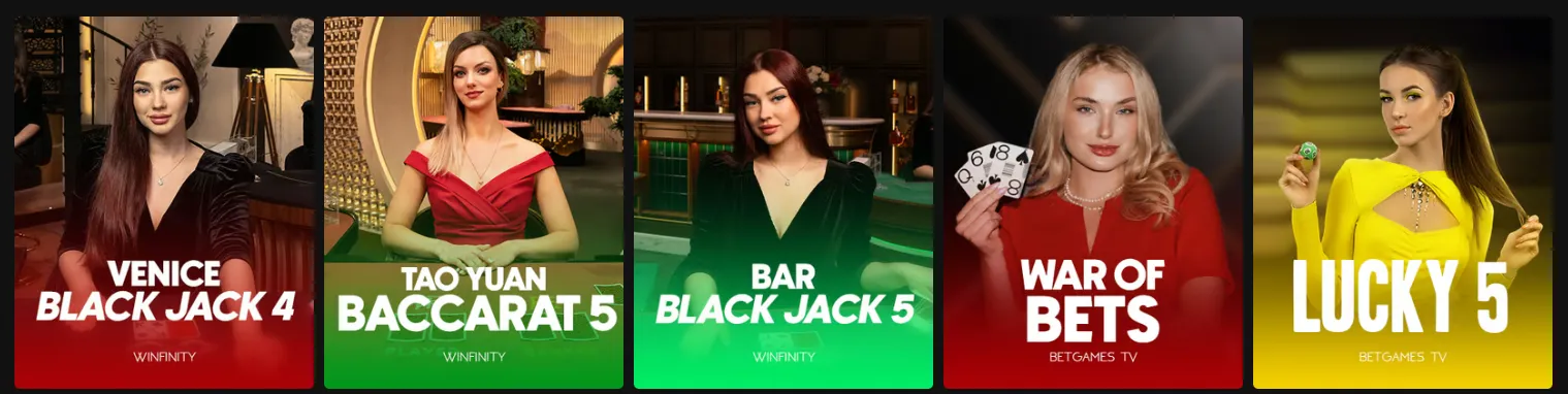 Live casino Speedy Spin – blackjack, roulette en game shows met echte dealers
